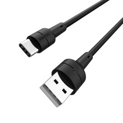 Кабель Borofone  USB - Type-C  (1м)  черный BX30-1