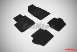 Коврики текстильн. Ford Fiesta 2008-2015г. /компл.4шт./осн.резин./ LUX