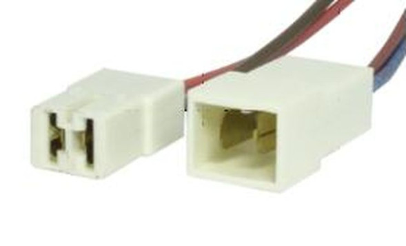 ЭТ Монтажный разъем 2 контакта (6.3 мм)  с проводами  (цена за 1штук)