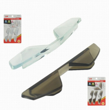 Накладки на двери противоударная 3R-2107  (8,5x1см) 4шт Тонированный