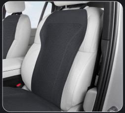 Накидка  Carlife  «Altea» верхняя часть, экокожа, перфорация, черный/черный