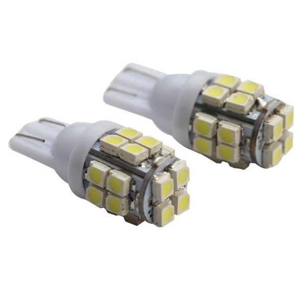 SOLAR  Свет-од  12V  T10 20 SMD 3528 W5W  W2.1x9.5d