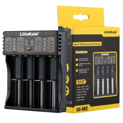Зарядка для АКБ батареек универсальная LiitoKala на 4 батарейки (26650, 18650,16340,14500)
