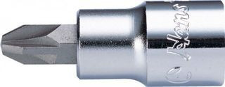 Инструмент HANS. Торцевая головка 1/4&quot; PZ2 короткая L 55mm