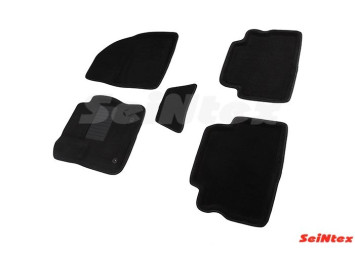 Коврики  Ford Kuga II 2013-2016г. /компл.5шт./осн.резин./ 3D