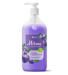 GRASS  Мыло жидкое  0,5л.  Черника в йогурте