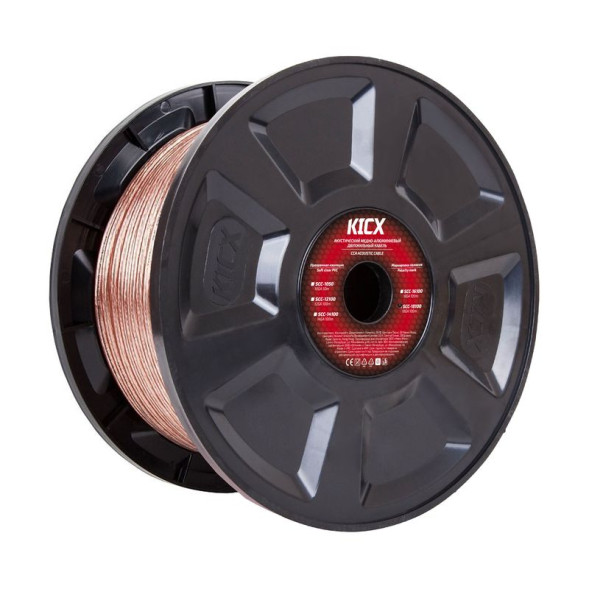 Провод бухта Kicx  SCC-18100  (100метр.) 2*0.8мм 18GA