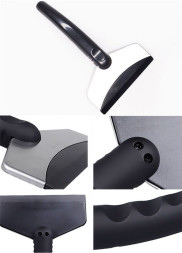 Скребок зимний для льда "Carlife"  (19х11см) (усиленный , металл+ АБС пластик)