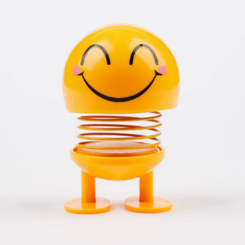 Игрушка на торпедо собачка смайлик пружина №5 (улыбка)