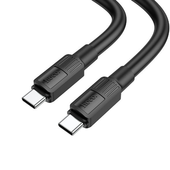 Кабель HOCO  Type-C - Type-C  (1м)  60W черный x84