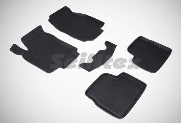Коврики резиновые   Opel Astra H 2004-2015г.  БОРТ