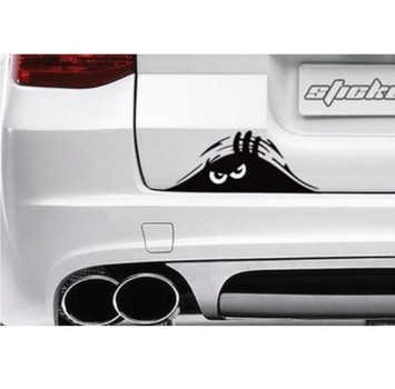 Наклейка &quot;Клякса&quot;  наружная  19x7,5см. Белый