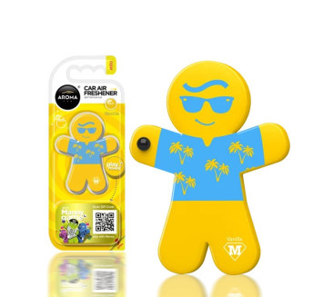 Осв.воздуха  AROMA CAR  Manny &quot;Vanilla&quot;  (на дефлектор/подвесной)