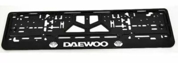 Рамка номера пластик  DAEWOO  (книжка)