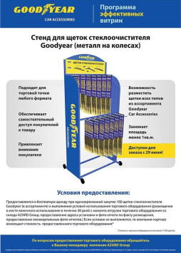 Стенд GOODYEAR для дворников