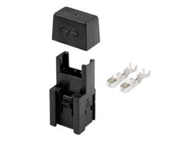 ЭТ Держатель флажкового предохранителя тип "норма" (с крышкой в сб. с пров.до30А)