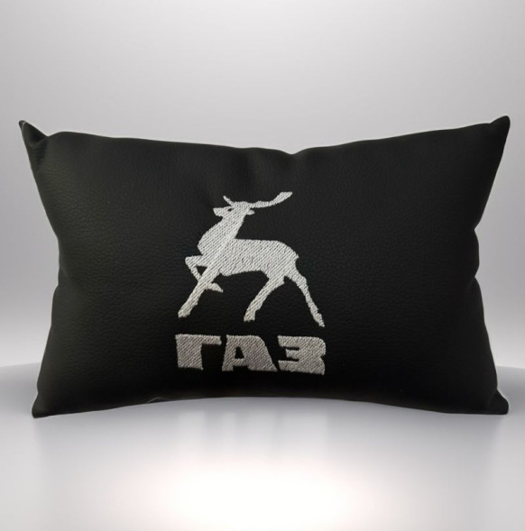 Подголовник-подушка с маркой авто  ГАЗ  (комплект 2шт)