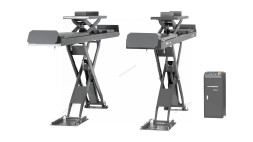 Двухуровневый ножничный подъемник NORDBERG N635-5,5G_380_H для сход-развала