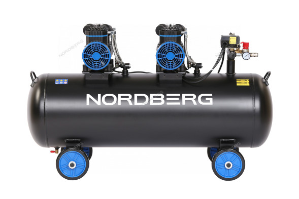 Компрессор поршневой безмасляный NORDBERG NCEO135/500 (220В, 135 л, 500 л/мин)
