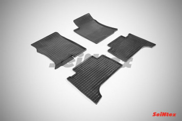 Коврики резиновые   Toyota L/C PRADO 120 2003-2009г. СЕТКА