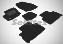 Коврики текстильн. Ford Focus S-MAX 2006-2015г. /компл.5шт./осн.резин./ LUX