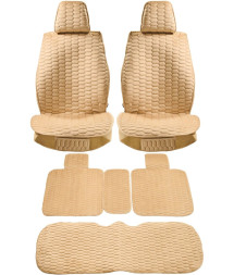 Комплект Накидок  Seintex  «Classic» Бежевый (велюр)