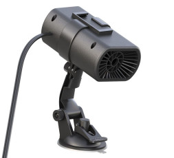 Тепловентилятор "Carlife"  "Ветерок" керамический в прикуриватель 150W, 12В на присоске