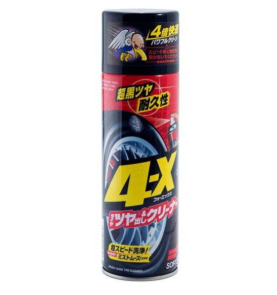 Soft99  Очиститель покрышек 4-X, 470мл.