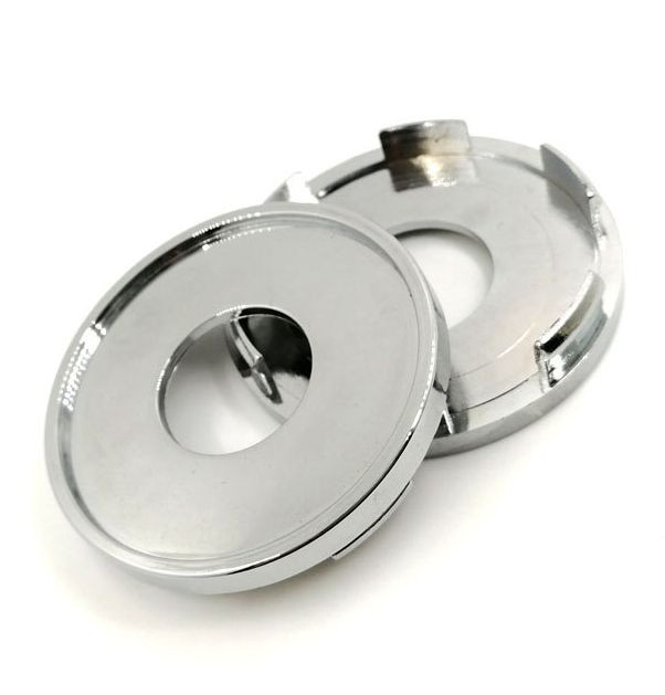 Заглушка (колпачок) на литой диск D63, наружн. d=63 мм, внутр d=58,5 мм. хром