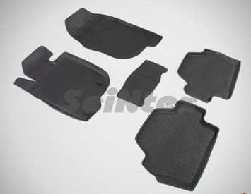 Коврики резиновые Mitsubishi Pajero Sport II 2008-2015г. БОРТ