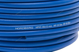 Шланг воздушный гибридный NORDBERG H0812HPVC (8х12 мм, 1 м)