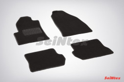 Коврики текстильн. Ford Fusion III, IV 2002-2012г./Fiesta V 2001-2008г. /компл.4шт./осн.резин./ LUX