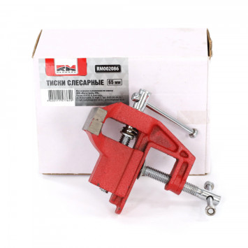 RedMark Тиски слесарные с ручным приводом 65 мм