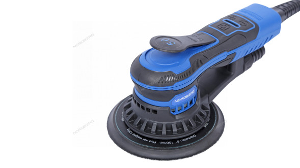 Эксцентриковая шлифмашина NORDBERG NE455 (ход 5 мм, диск 150 мм, 4000-10000 об/мин)