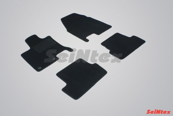 Коврики текстильн. Nissan Qashqai I 2007-2014г.  /компл.4шт./осн.резин./ LUX