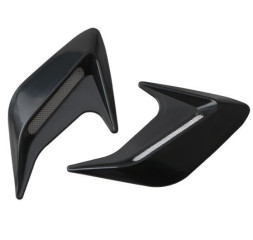 Накладки на кузов "жабры" 12,5х11,5см. (2шт.)  черный