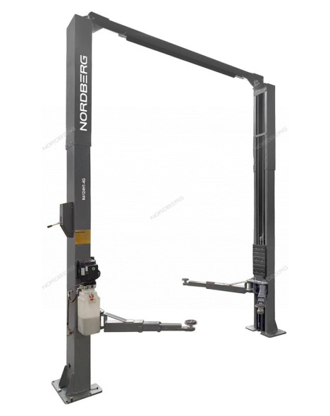 Двухстоечный подъемник Nordberg N4124H1-4T с верхней синхронизацией (4,1 м, подхваты 3+2)