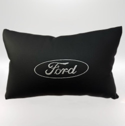 Подголовник-подушка с маркой авто  FORD  (комплект 2шт)
