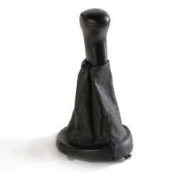 Ручка КПП+пыльн.+рамка пласт. CHEVROLET NIVA  РАМКА БОЛЬШАЯ натур.кожа (Чёрный)