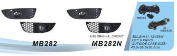 Фары доп.модель Mitsubishi Lancer 2007/MB-282/эл.проводка