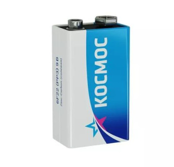 Батарейки Космос   КРОНА  6F22-1S  цена за 1шт.