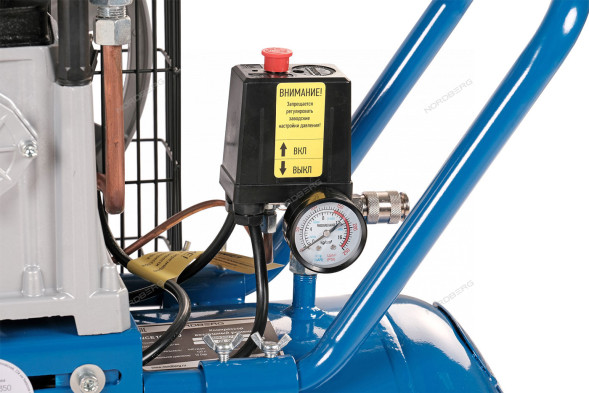 Компрессор поршневой с ременным приводом NORDBERG NCE100/480 (220В)