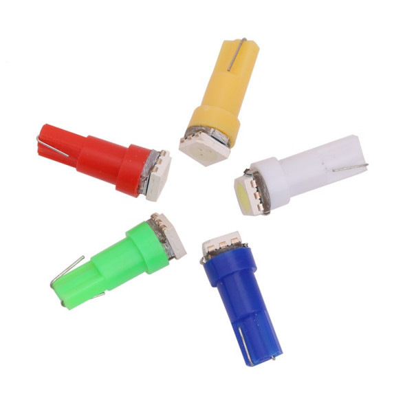 SOLAR  Свет-од  12V  T5 1 SMD  W2.x4.6d красный  (цена за 10шт)