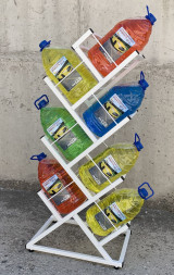 Стойка под омыватель и воду  (вмещает до 14 бутылей)