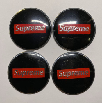 Этикетки на диски (метал)  диам. 56,5мм.  &quot;SUPREME&quot;  (4 шт.)