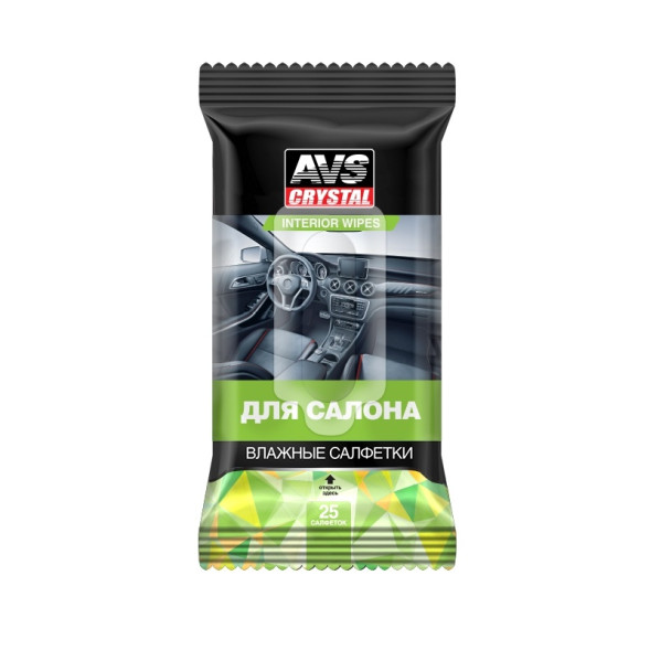 AVS  Салфетки влажные AVS &quot;Для Салона&quot;, 25 шт.