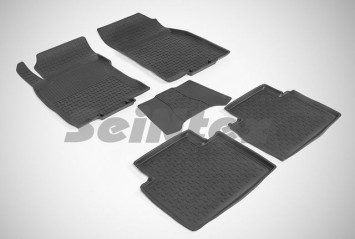 Коврики резиновые   Nissan X-Trail c 2013г.- (Т32)  БОРТ