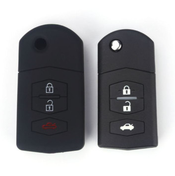 Чехол силиконовый для ключа зажигания MAZDA (три кнопки) №3