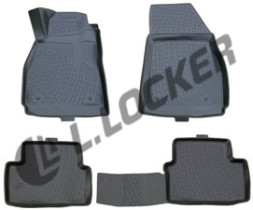 Коврики резиновые   Chevrolet Malibu  с 2011г.SD тэп.корыто