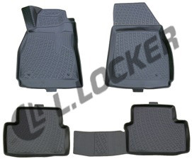 Коврики резиновые   Chevrolet Malibu  с 2011г.SD тэп.корыто